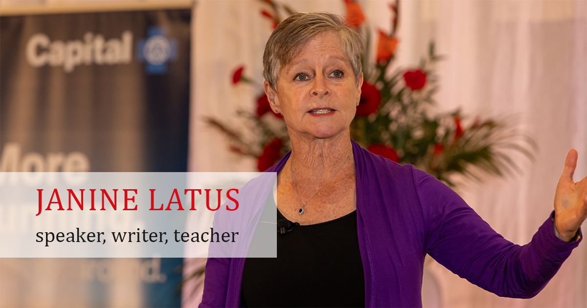 Janine Latus - Speaker, writer, teacher